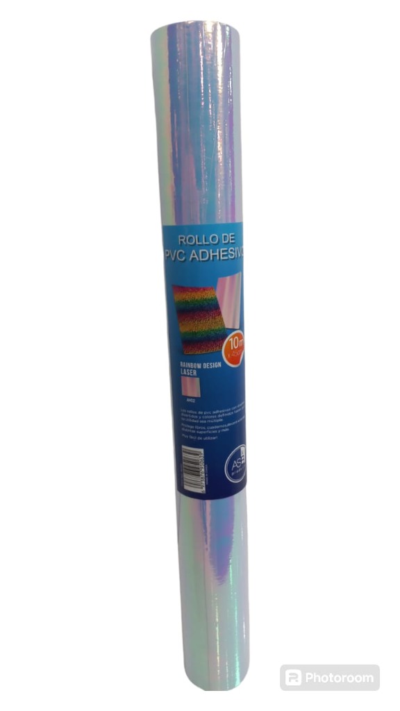 PVC AUTOADH.45cm.x10m.IRIDISCENTE/LASER